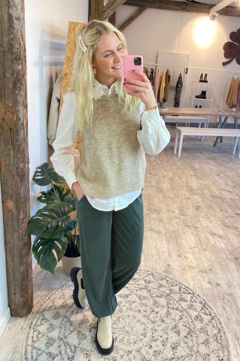 Ichi - Vest - Jordan WA - Oatmeal Melange