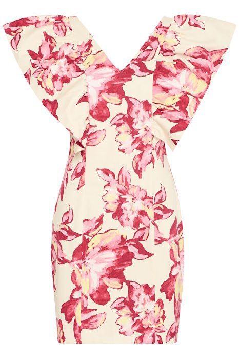 Ichi - Kjole - IH Ysine DR - Bright Rose Flower