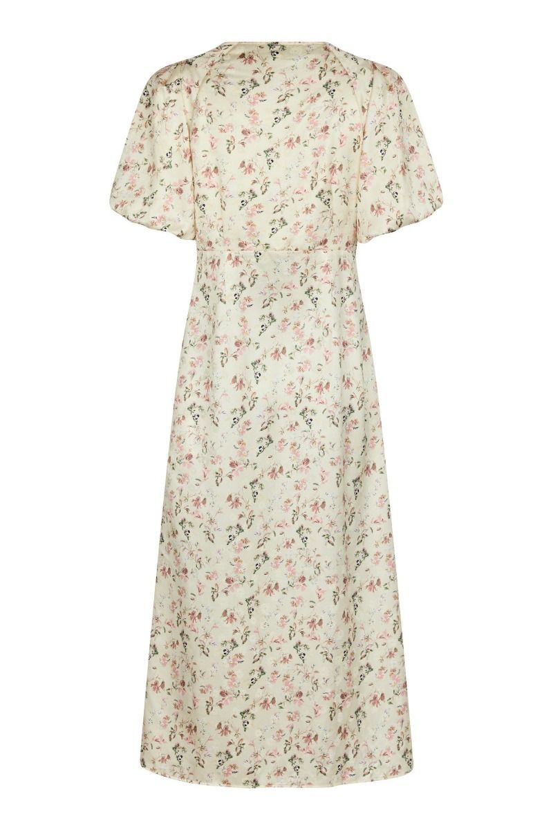 Neo Noir - Kjole - Illana Flower Print Dress - Creme