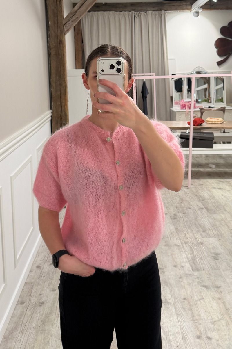 Noella - Strik - Lorell Knit Cardigan - Baby Pink