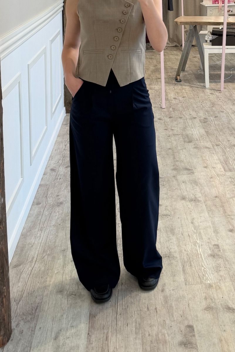 Gestuz - Bukser - GZpaula MW pants - Sky Captain