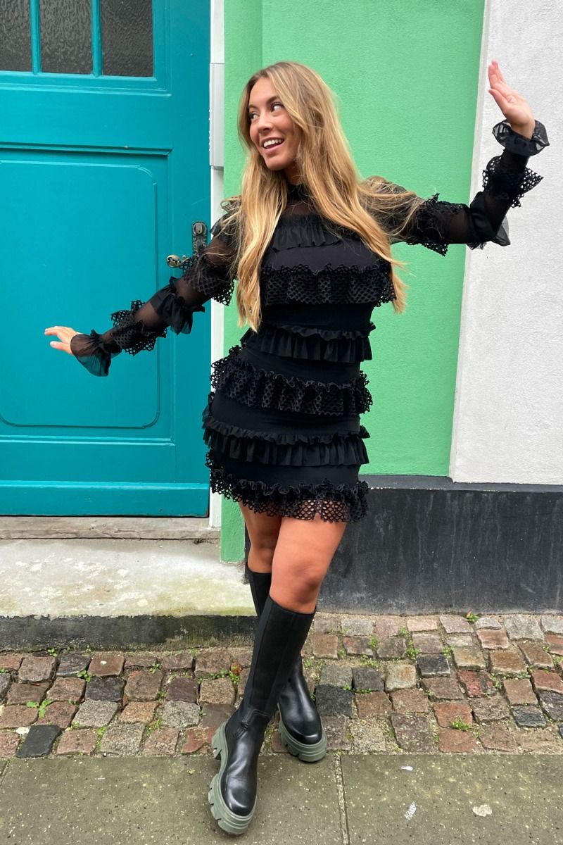 OW Collection - Kjole - Grace Dress - Black Caviar 