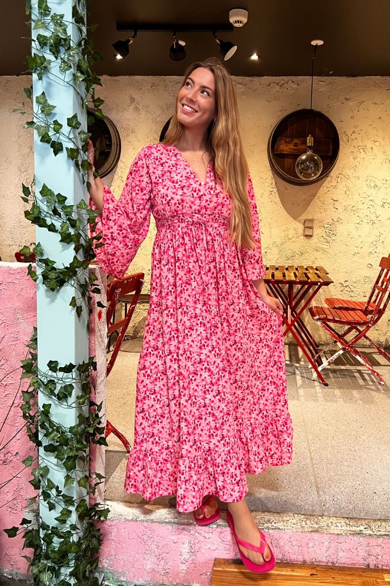 Continue - Kjole - Thilde Flowers - Pink Soft Flowers