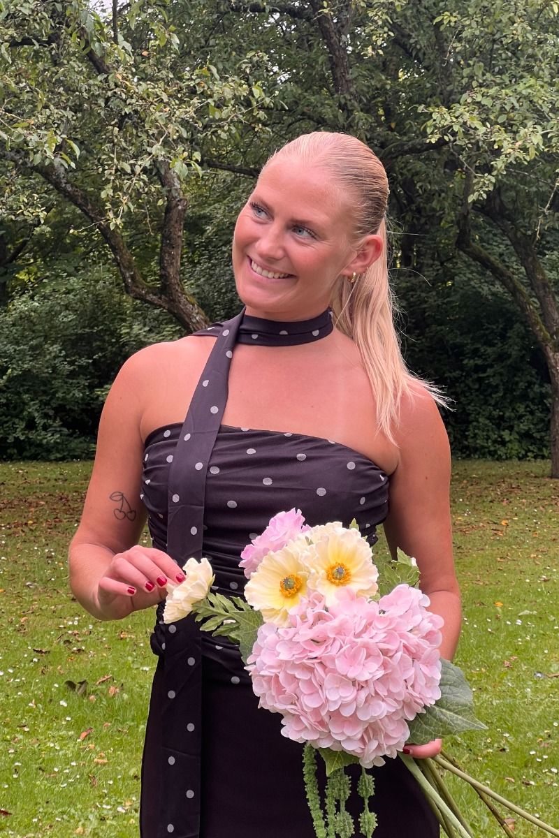 Neo Noir - Top - Torinti Mesh Dot Top - Brown