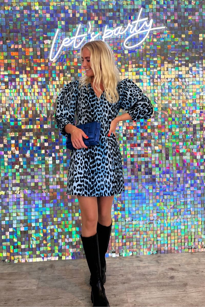 BZR - Kjole - Rix Adina Dress - Ocean Blue