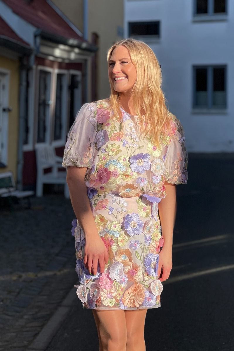 Y.A.S - Nederdel - Flowering HW Skirt - Lavendula