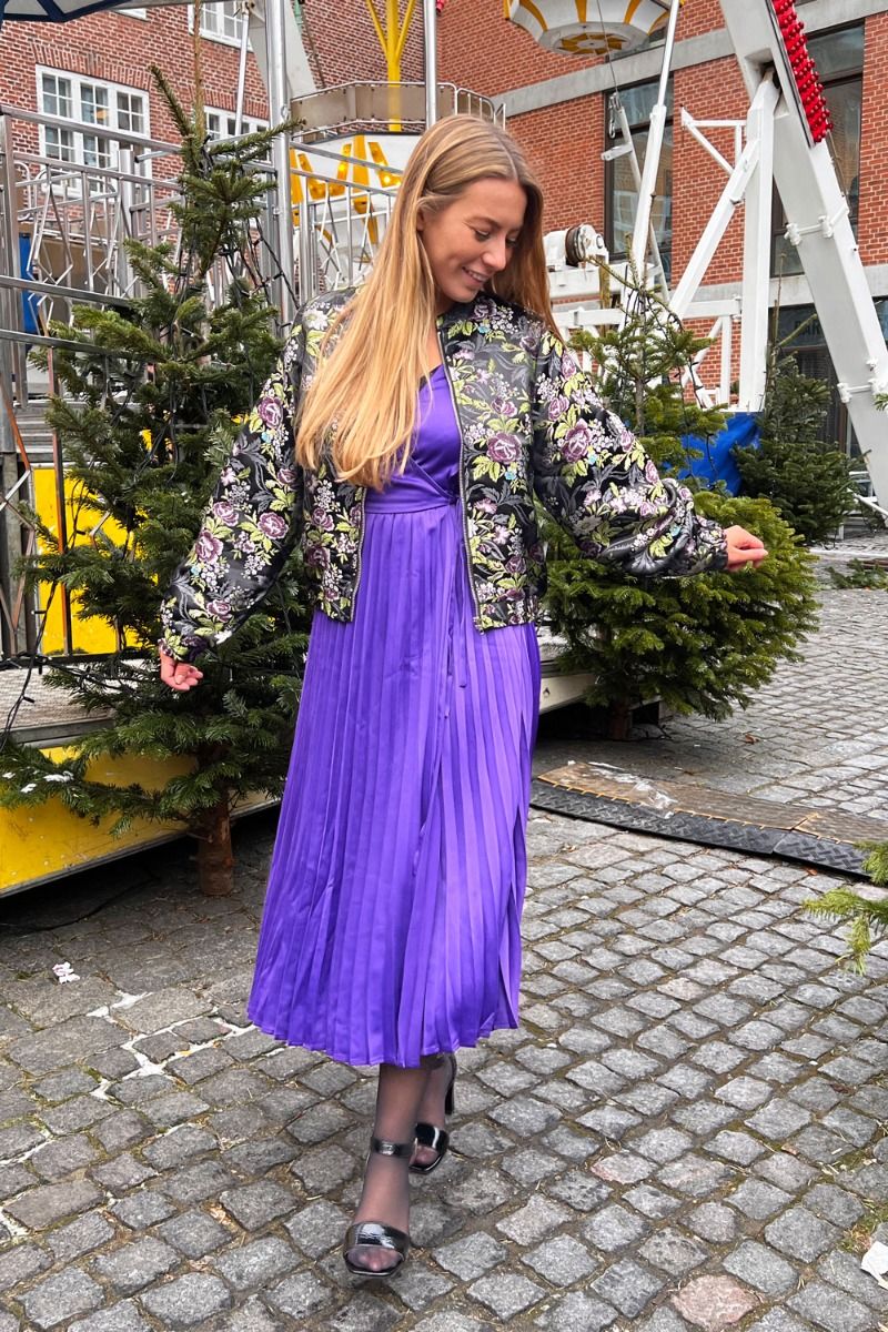 Y.A.S - Kjole - Softly LS Midi Dress - Prism Violet