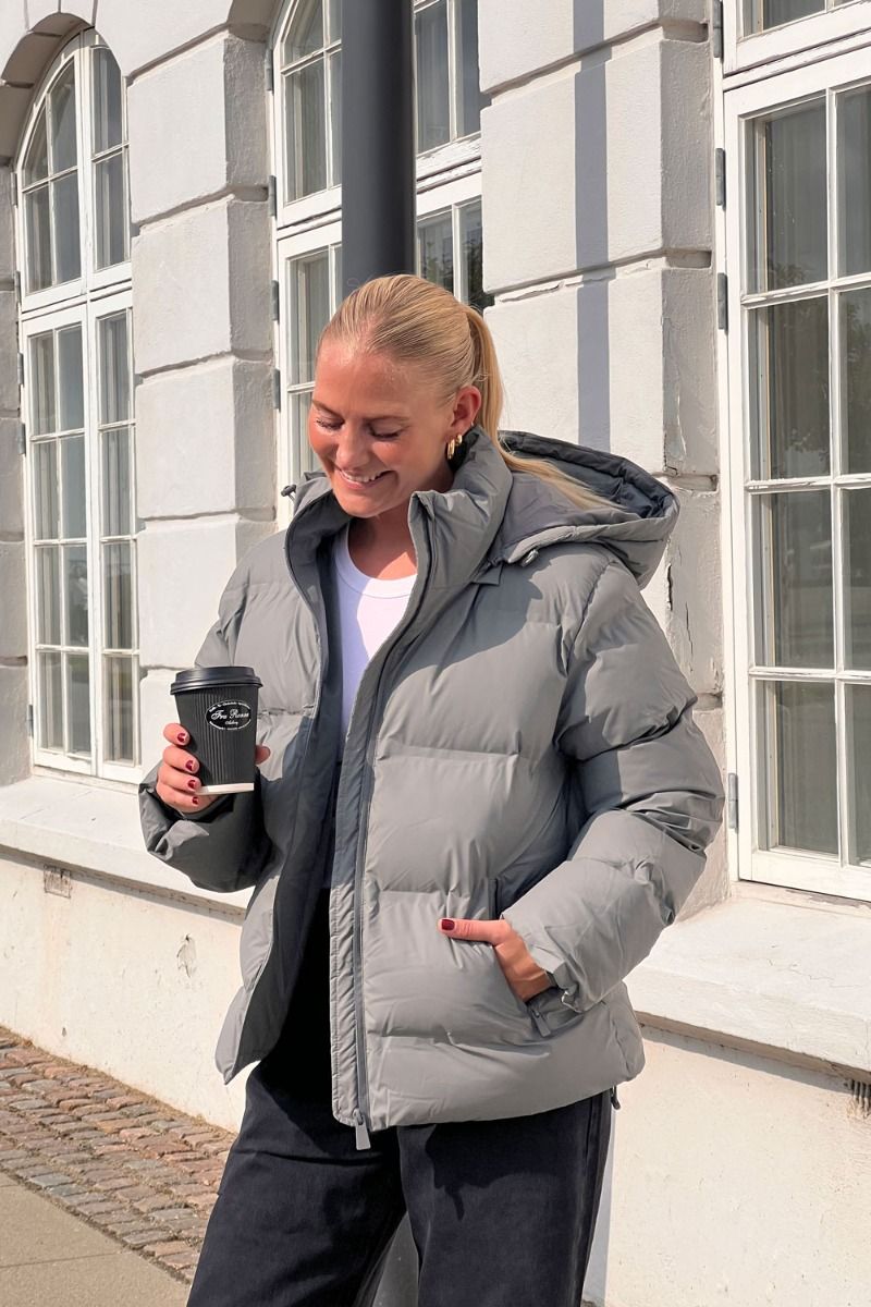 Neo Noir - Jakke - Fox C Puffer Jacket - Grey 