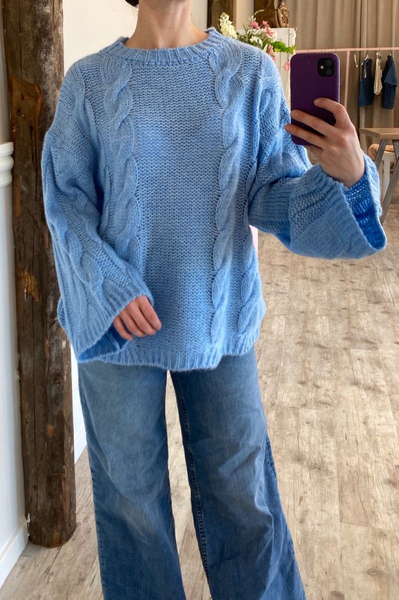 Noella - Strik - Lyza Knit - Light Blue