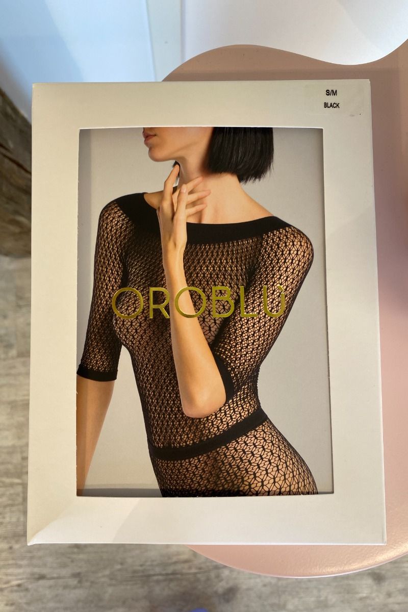 Oroblu - Top - Double Mesh T-shirt - Black