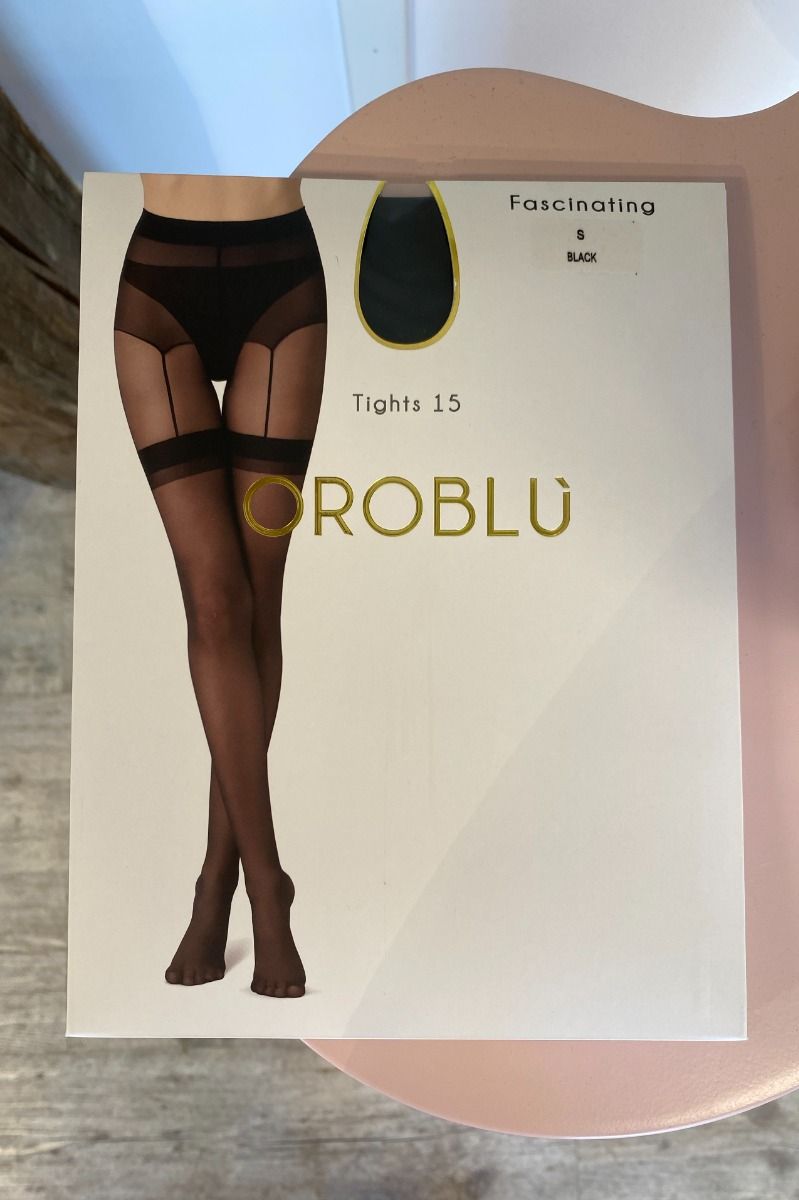Oroblu - Strømpebukser - Fascinating tights 15 - Black