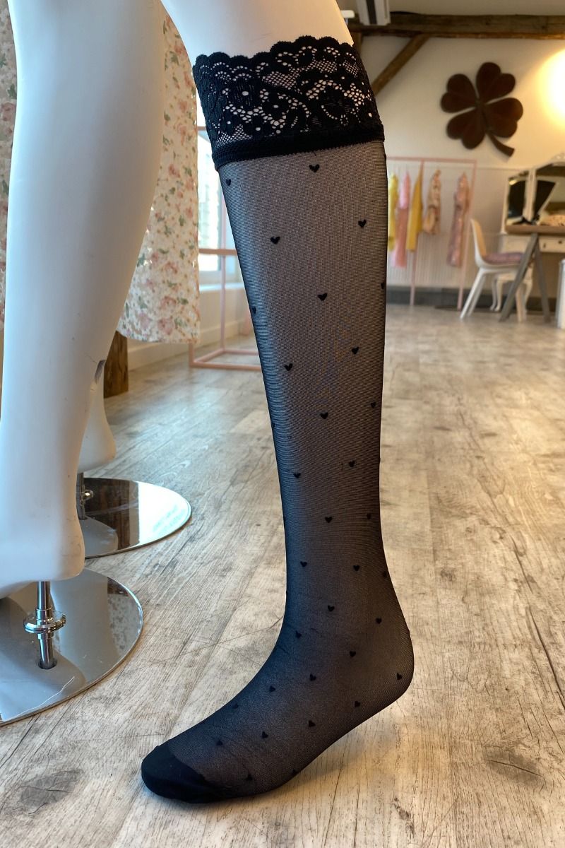 Oroblu - Strømper - Sweetie Knee-high 20 - Black