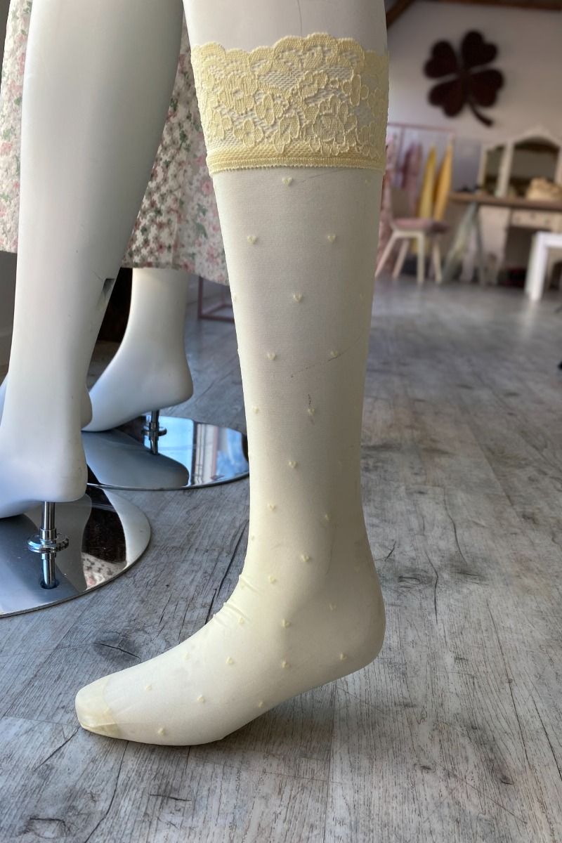 Oroblu - Strømper - Sweetie Knee-High - Vanilla