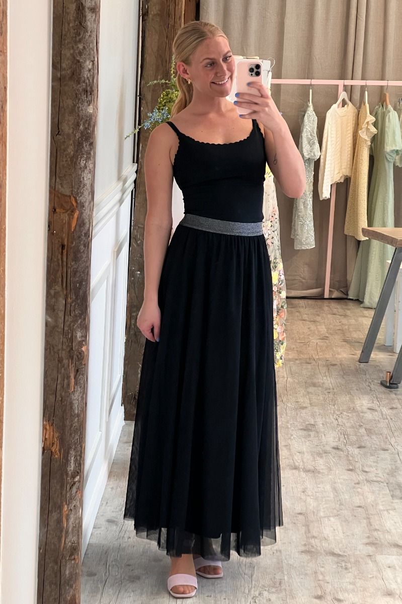 Nümph - Nederdel - Nuea Maxi Skirt - Caviar