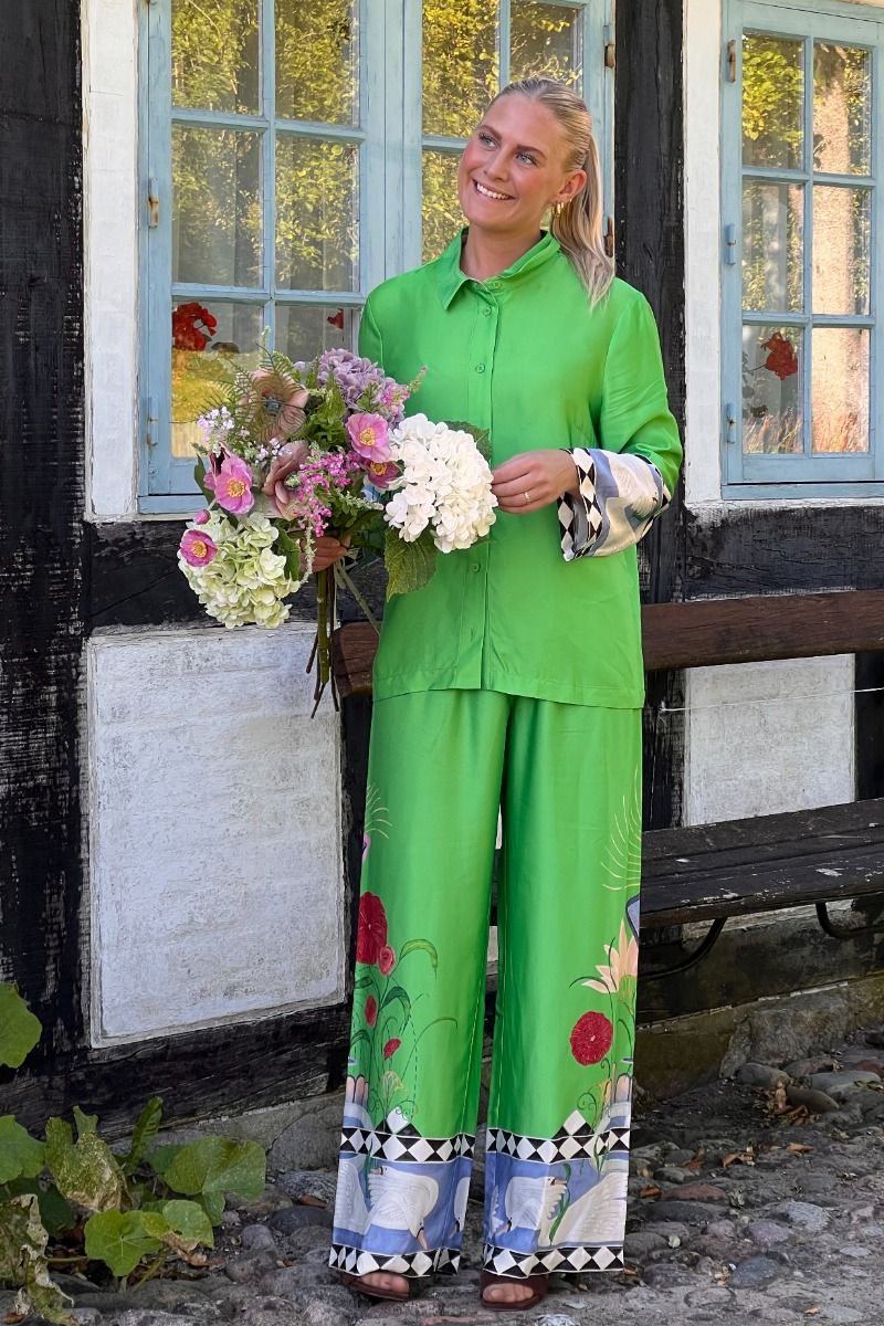 Nümph - Skjorte - Adelina Shirt - Vibrant Green