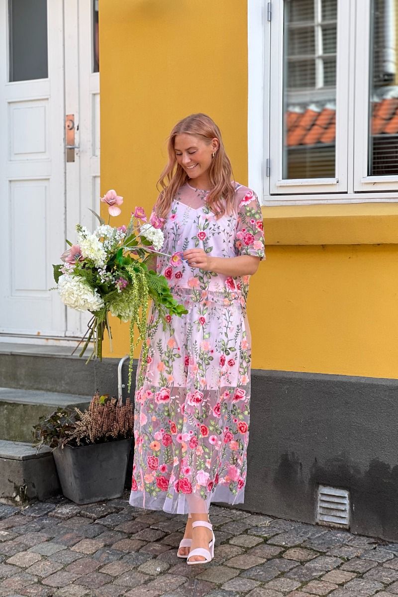 A-View - Nederdel - Fuschia Skirt - Rose/Pink