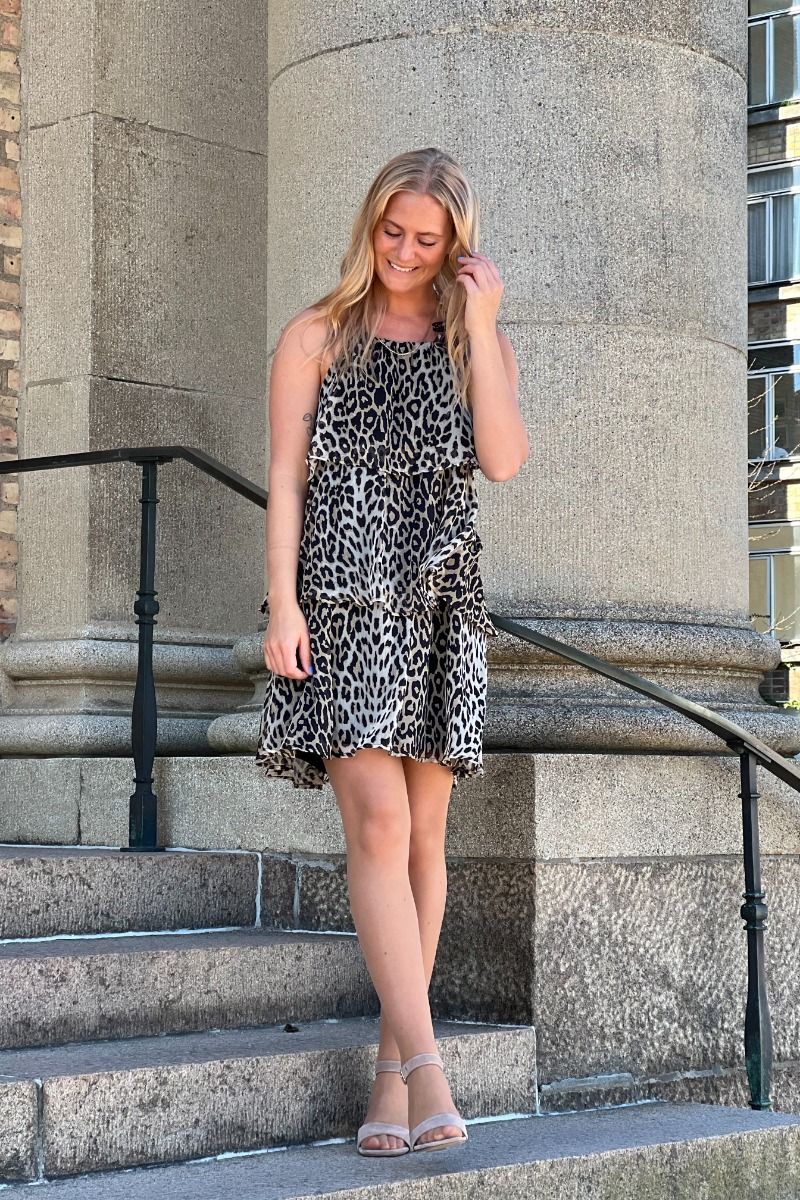 Pieces - Kjole - Clara Sl Short Layred Dress - Black