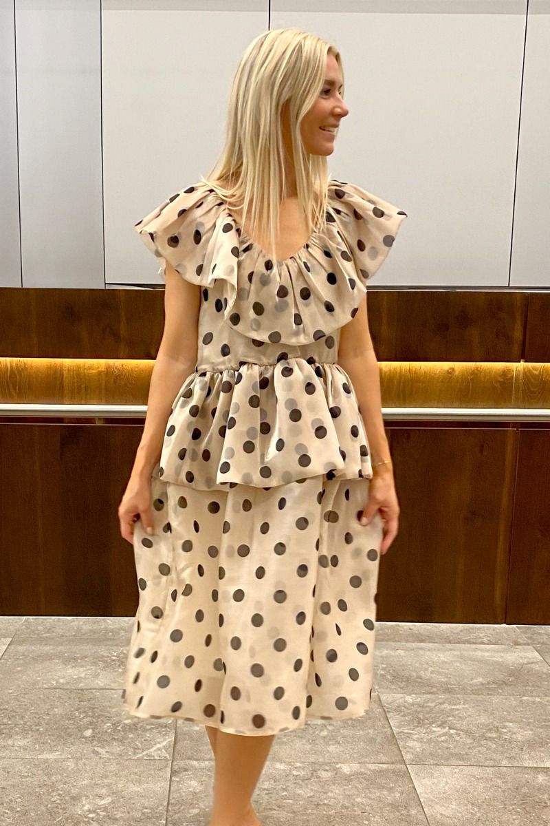 Y.A.S - Kjole - Donna Dress - Sandshell 