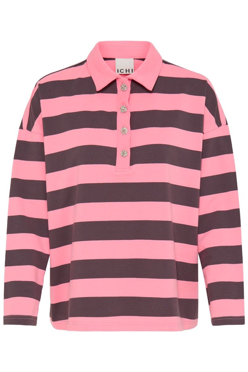 Ichi - Bluse - Immy LS - Huckleberry W. Wild Rose