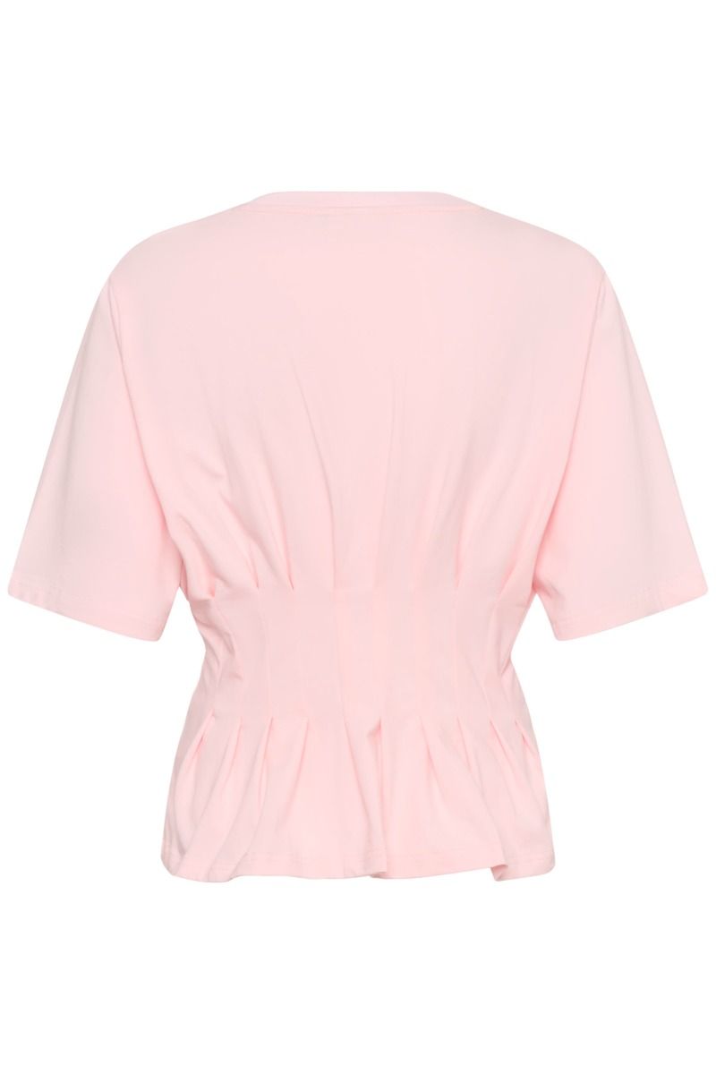 Gestuz - T-shirt - GZinez tee - Ballet Slipper (Levering slut april)