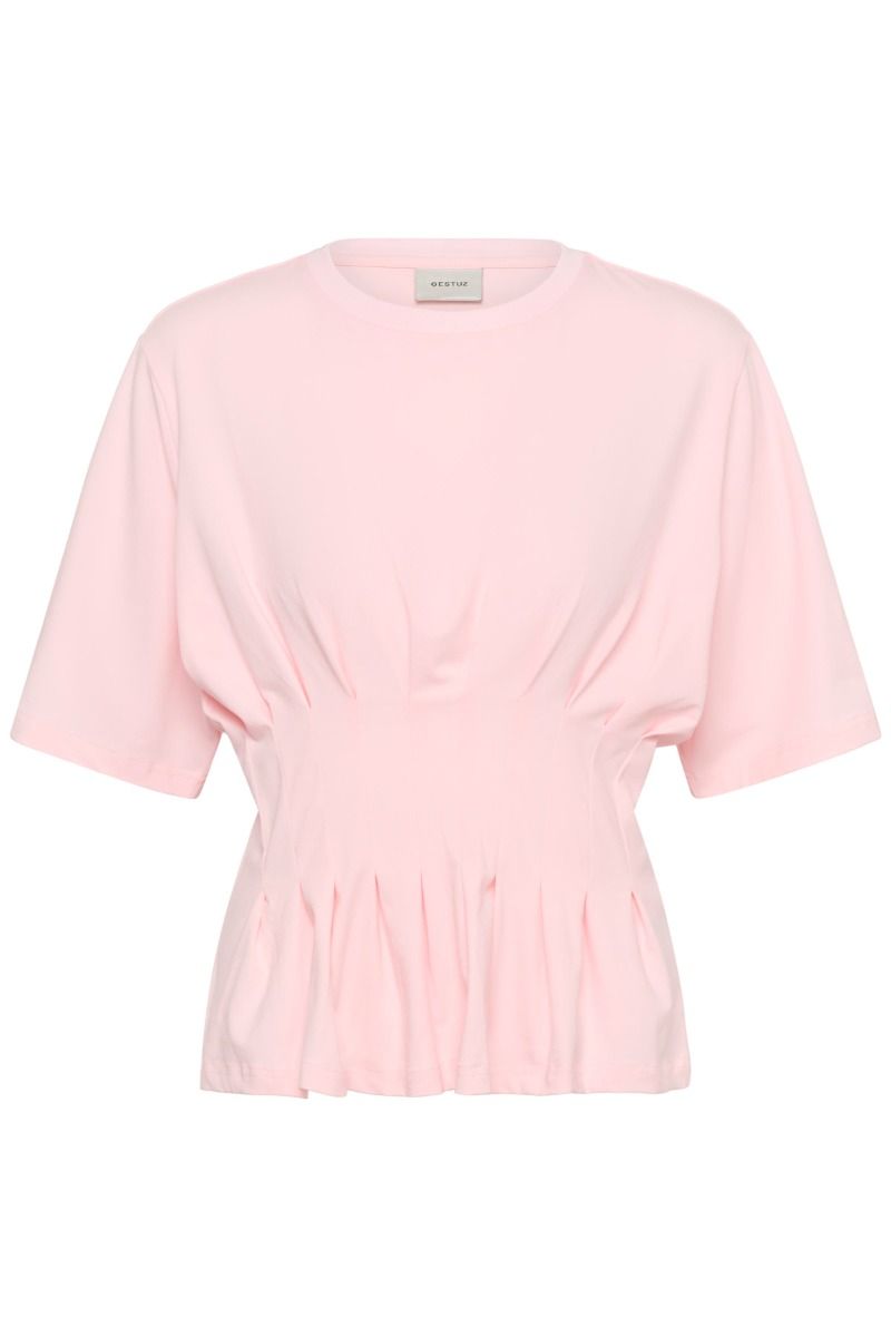 Gestuz - T-shirt - GZinez tee - Ballet Slipper (Levering slut april)