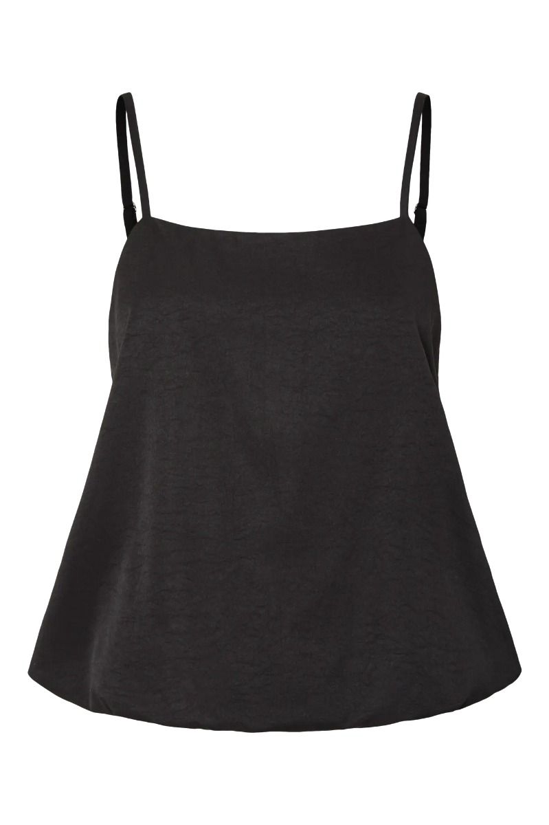 Pieces - Top - Tora Strap Balloon - Black