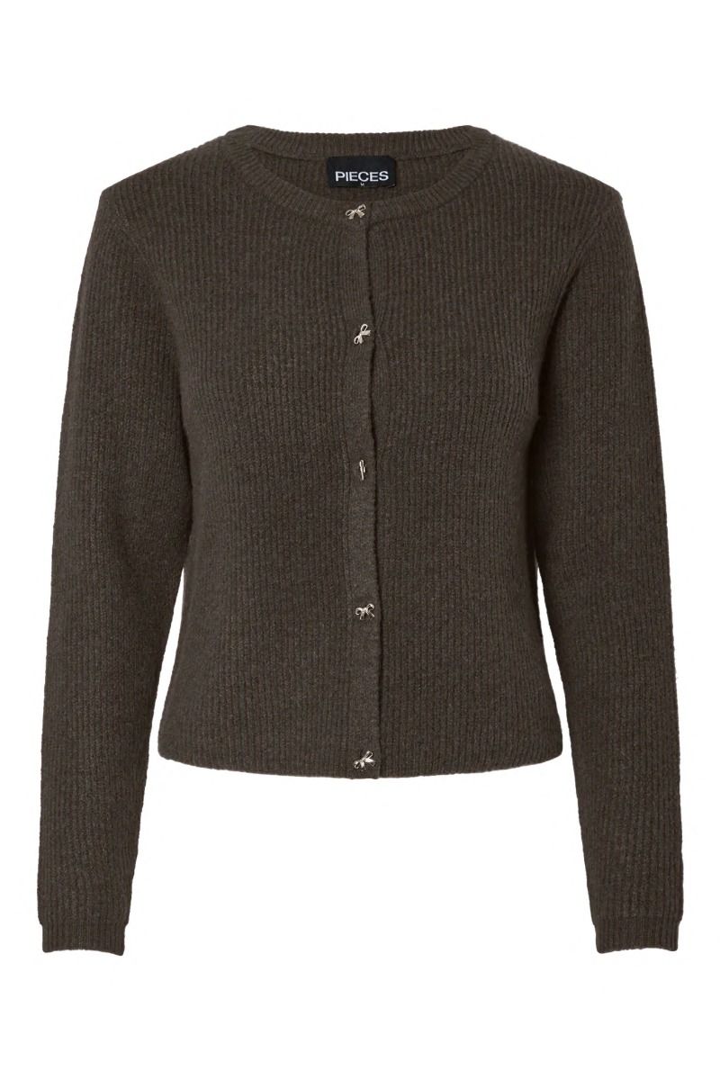 Pieces - Cardigan - Silly Ls O-Neck Knit Cardigan - Delicioso