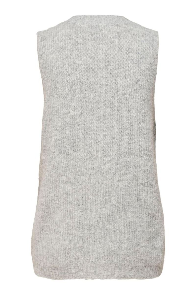 JDY - Vest - Hudson Life SL Button Vest - White