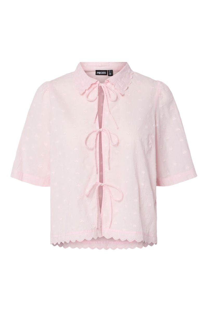 Pieces - Bluse - Jihanna Top -  Pink-A-Boo