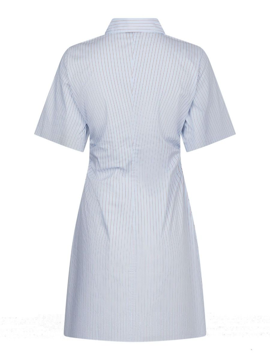 Neo Noir - Kjole - Jas Stripe Shirt Dress - Light Blue
