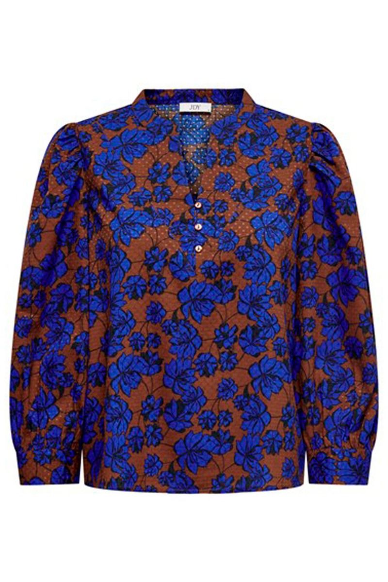 JDY - Bluse - JDY Lake 7/8 Top - Fondue Fudge