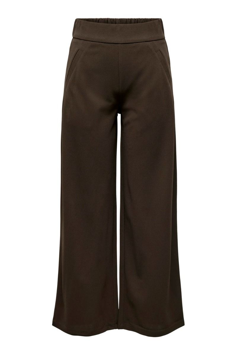 JDY - Bukser - JDY Louisville Catia Wide Pant - Chocolate Brown
