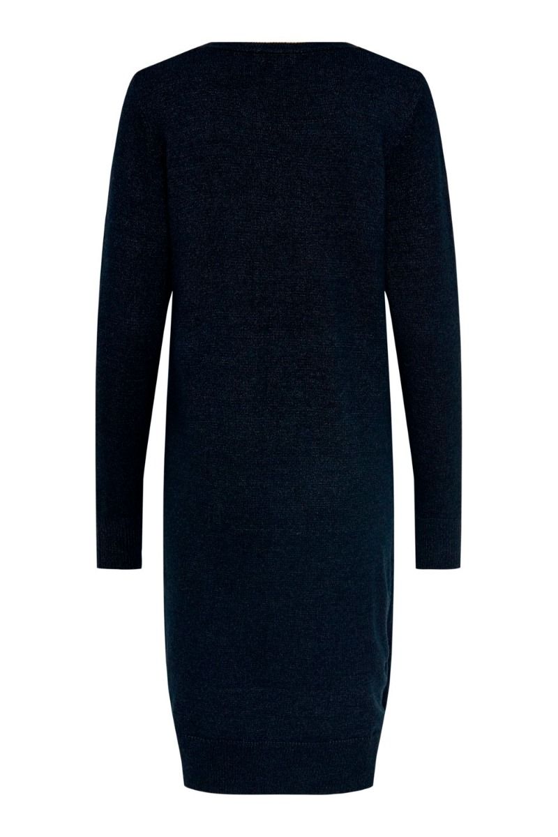 JDY - Cardigan - JDY Marco L/S Long Cardigan - Dark Grey Melange