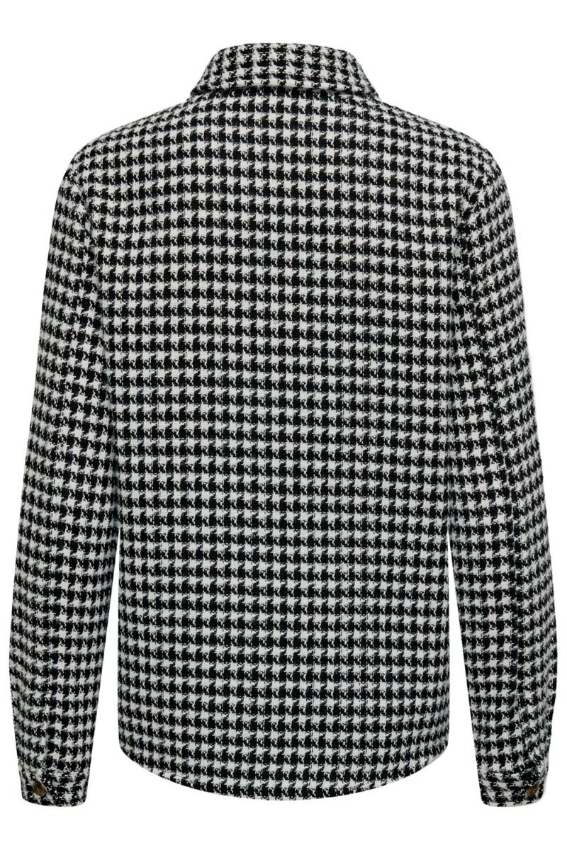 JDY - Jakke - JDY Neolina L/S Boucle Overshirt - Black