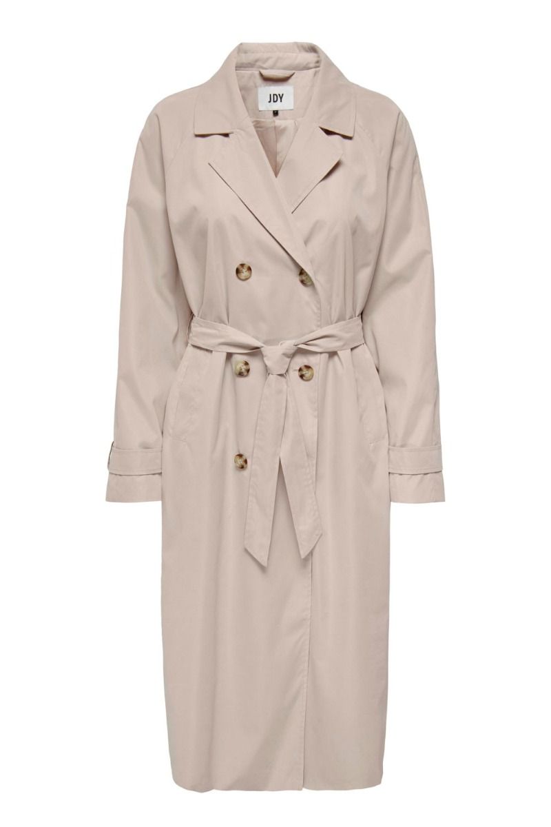 JDY - Jakke - JDY Panther Oversize Trenchcoat - Chateau Gray