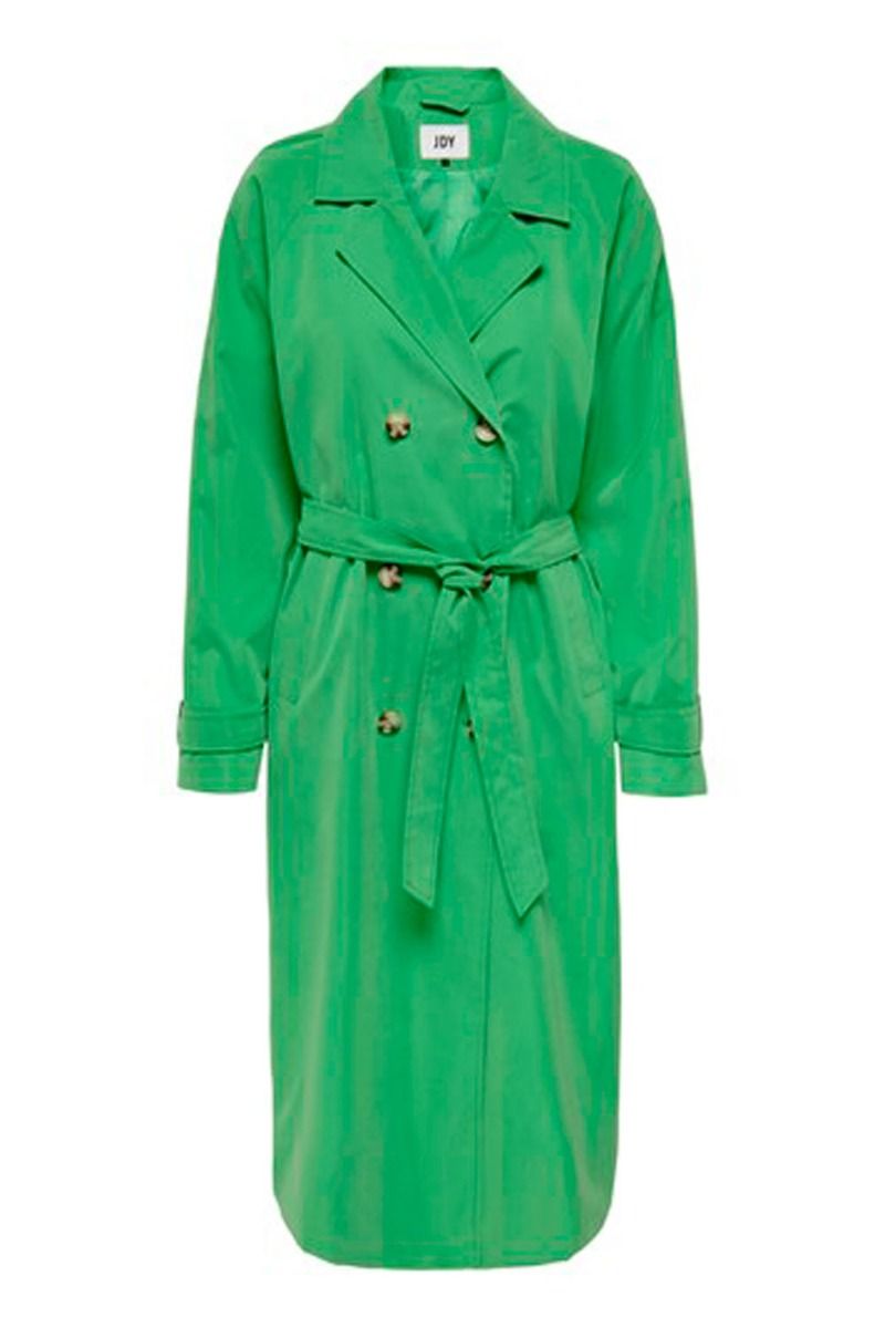 JDY - Jakke - JDY Panther Oversize Trenchcoat - Kelly Green