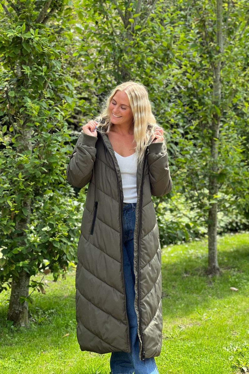 JDY - Jakke - Skylar X-long Padded - Forest Night