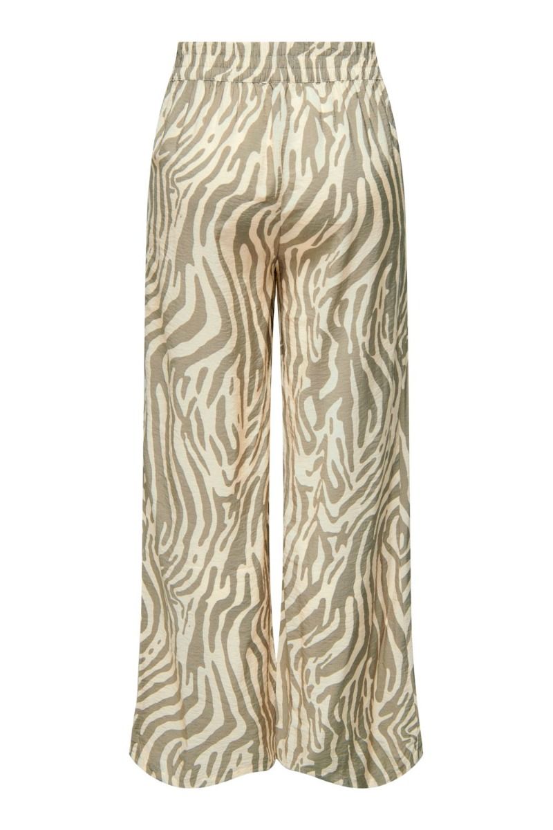 JDY - JDY Camille MW Wide Pant - Sandshell/Grey