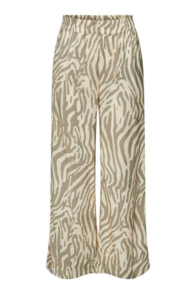 JDY - JDY Camille MW Wide Pant - Sandshell/Grey