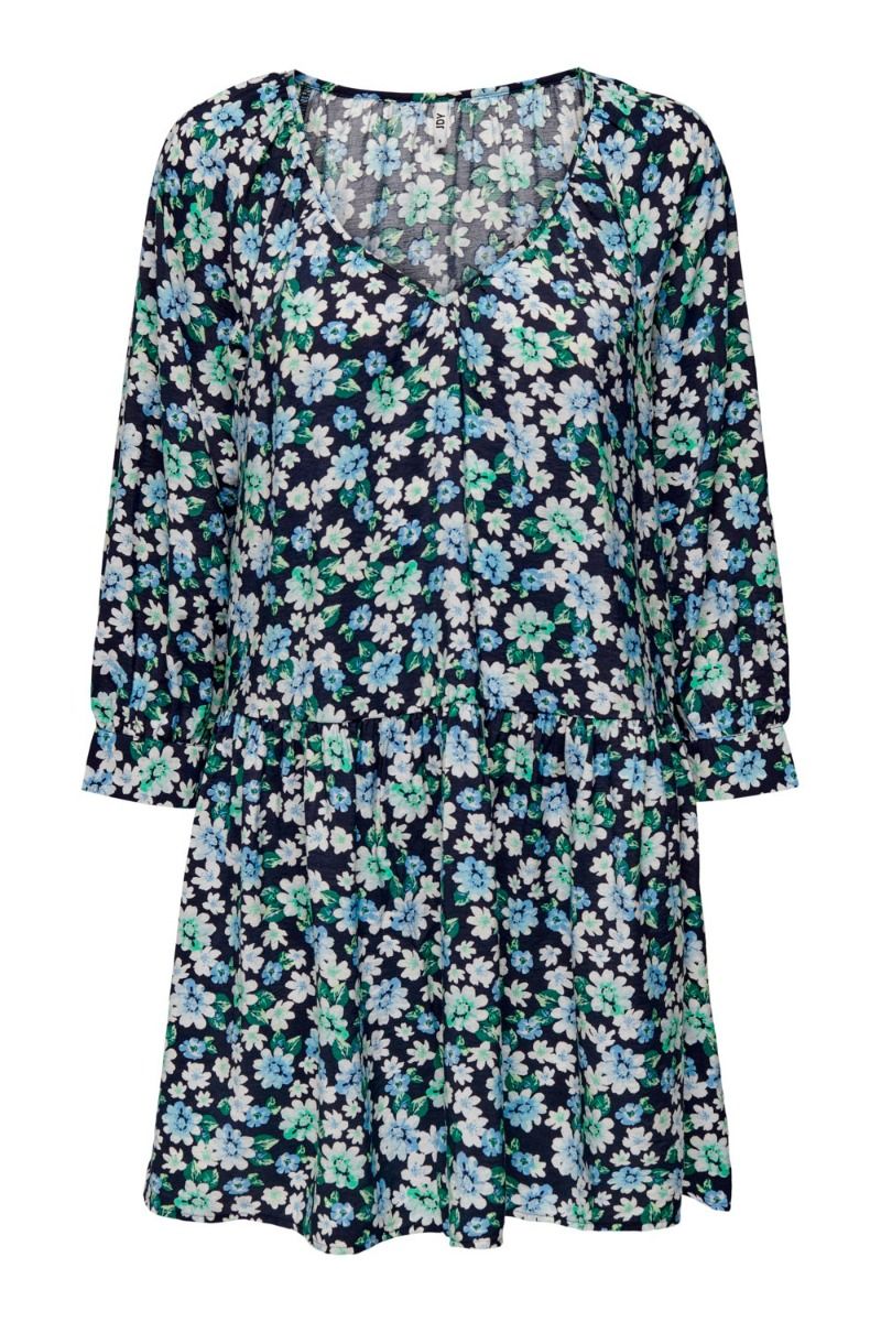 JDY - Kjole - JDY Camilla 7/8 Dress - Sky Captain