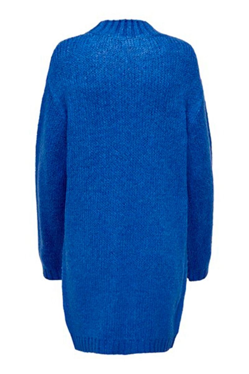 JDY - Kjole - JDY Dinea L/S Cable Front Dress - Princess Blue