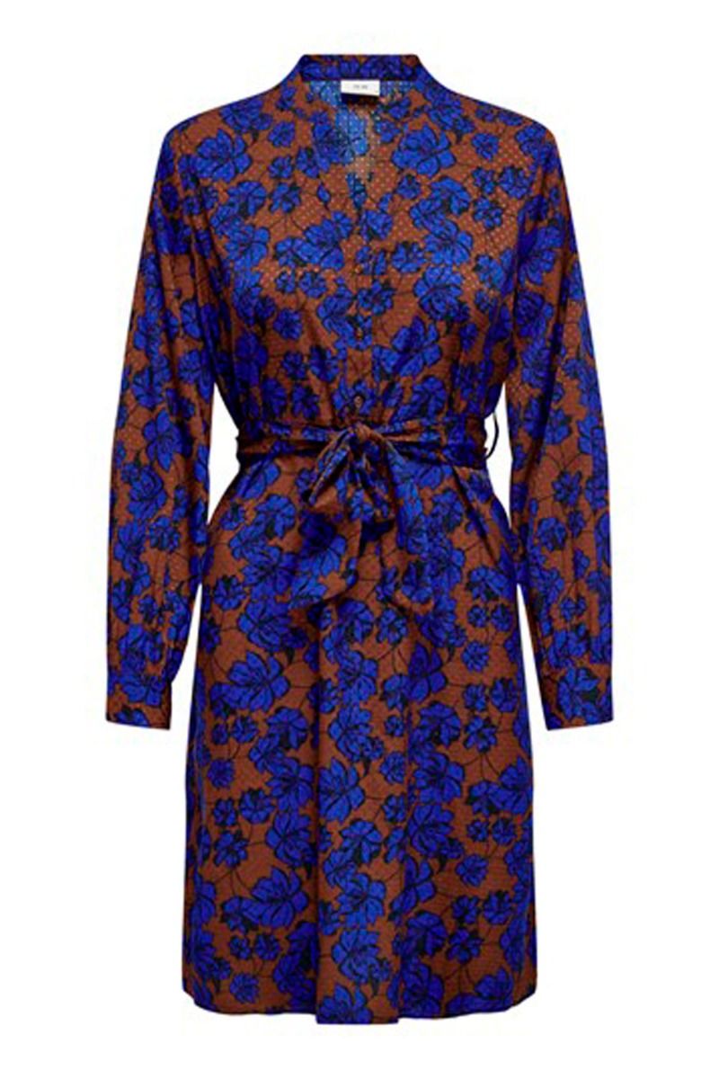 JDY - Kjole - JDY Lake L/S Shirt Dress - Fondue Fudge