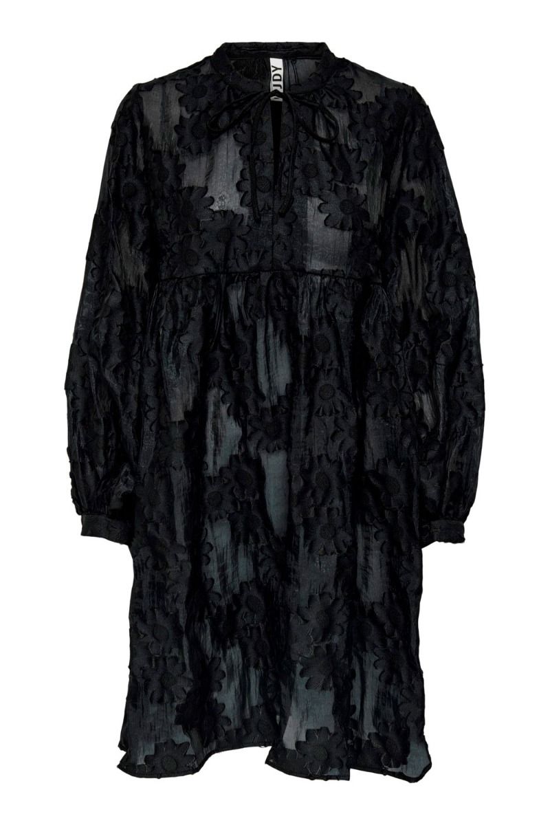 JDY - Kjole - JDY Viggo L/S Oversized Dress - Black