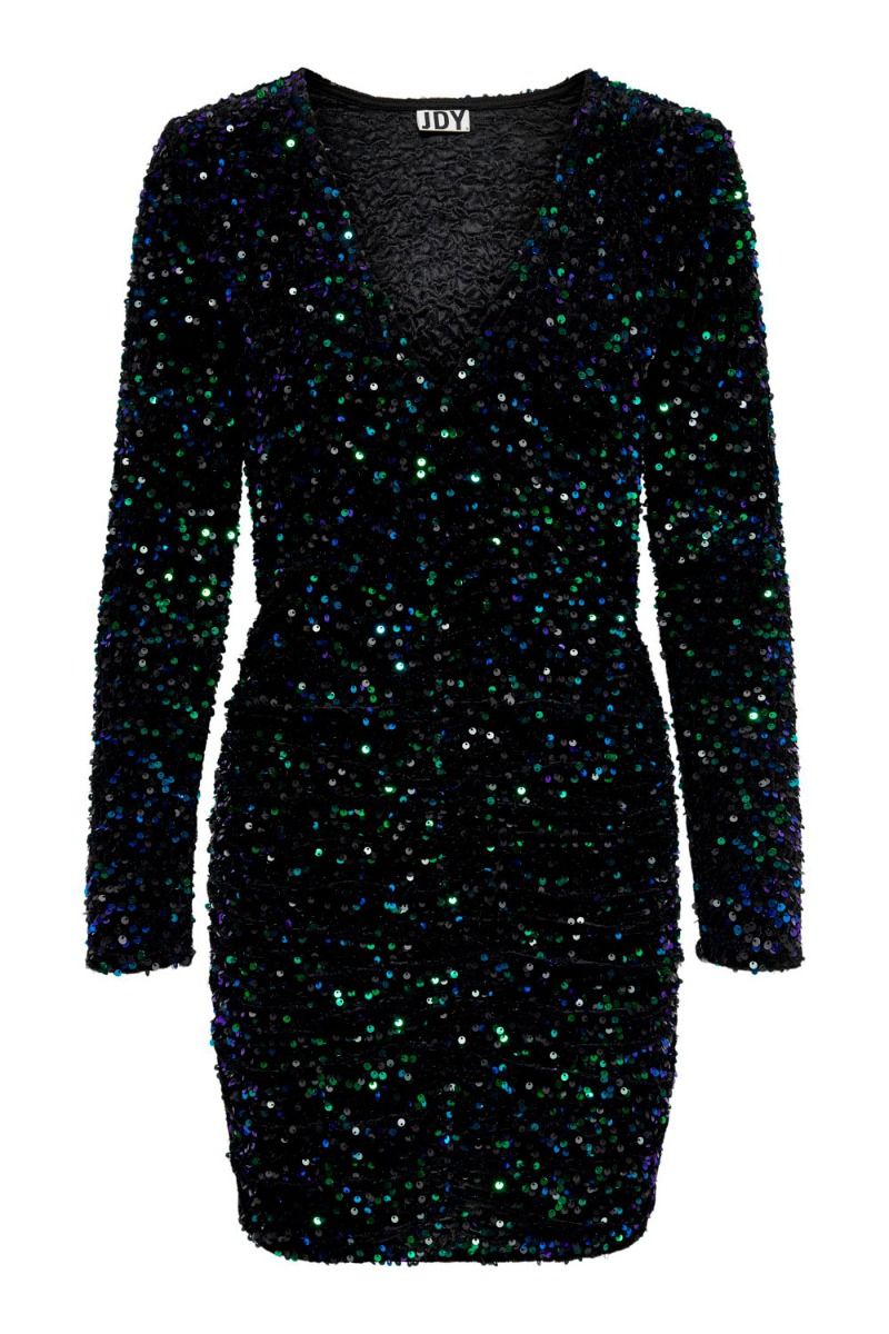 JDY - Kjole - Sara L/S - Turkish Sea