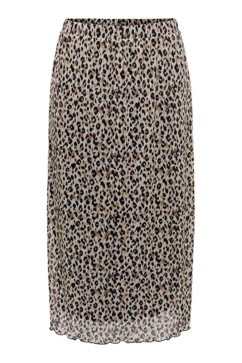 JDY - Nederdel - JDY Elsa Mesh Skirt - Angora