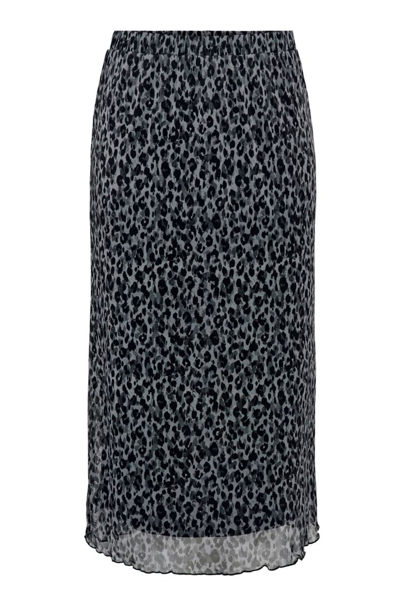 JDY - Nederdel - JDY Elsa Mesh Skirt - Black