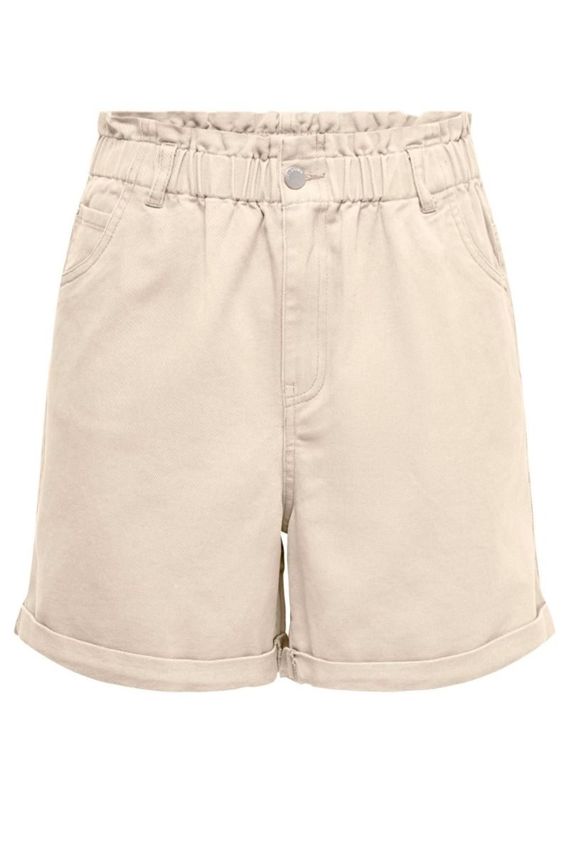 JDY - Shorts - JDY Zizzy Loose HW Shorts - Sandshell