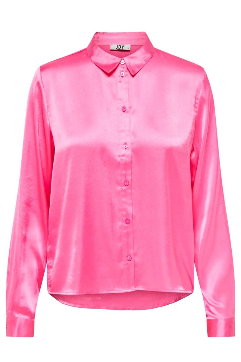 JDY - Skjorte - JDY Fifi LS Shirt - Pink Power