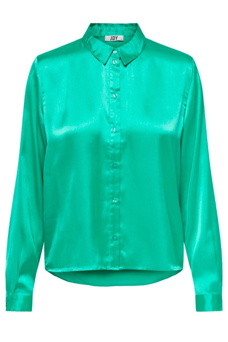 JDY - Skjorte - JDY Fifi LS Shirt - Water Garden