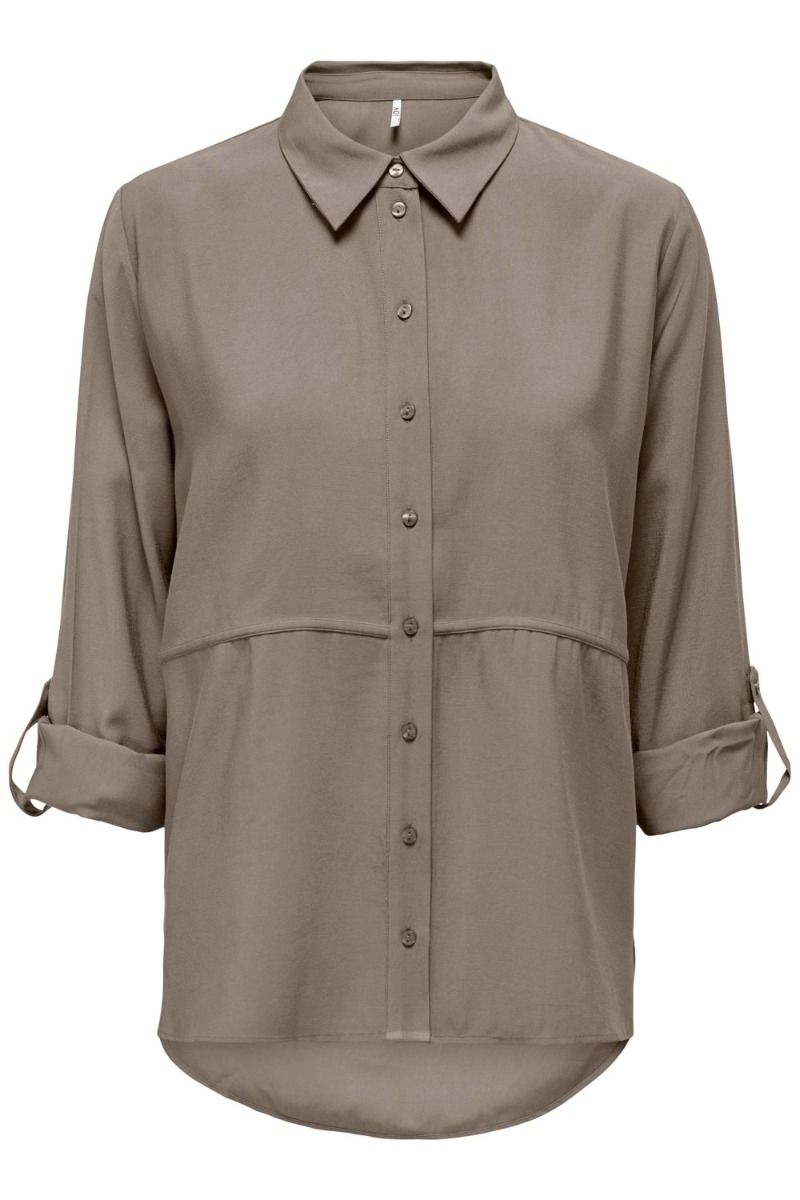 JDY - Skjorte - JDY Olli LS Long Shirt - Driftwood